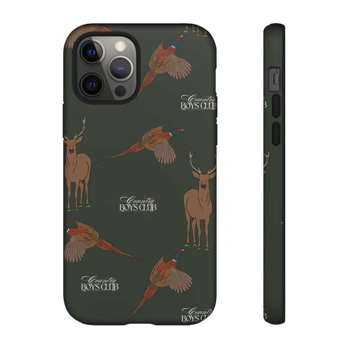 Field Green 'Boys Stags & Pheasants' Case  | CBC x Country Cases