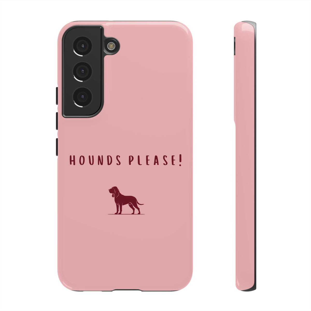 Pink & Burgundy 'Hounds Please' Case