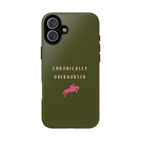 Green & Pink Chronically Overhorsed Case