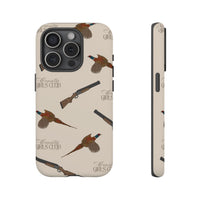 Beige 'Girls Pheasants & Shotguns' Case  | CGC x Country Cases
