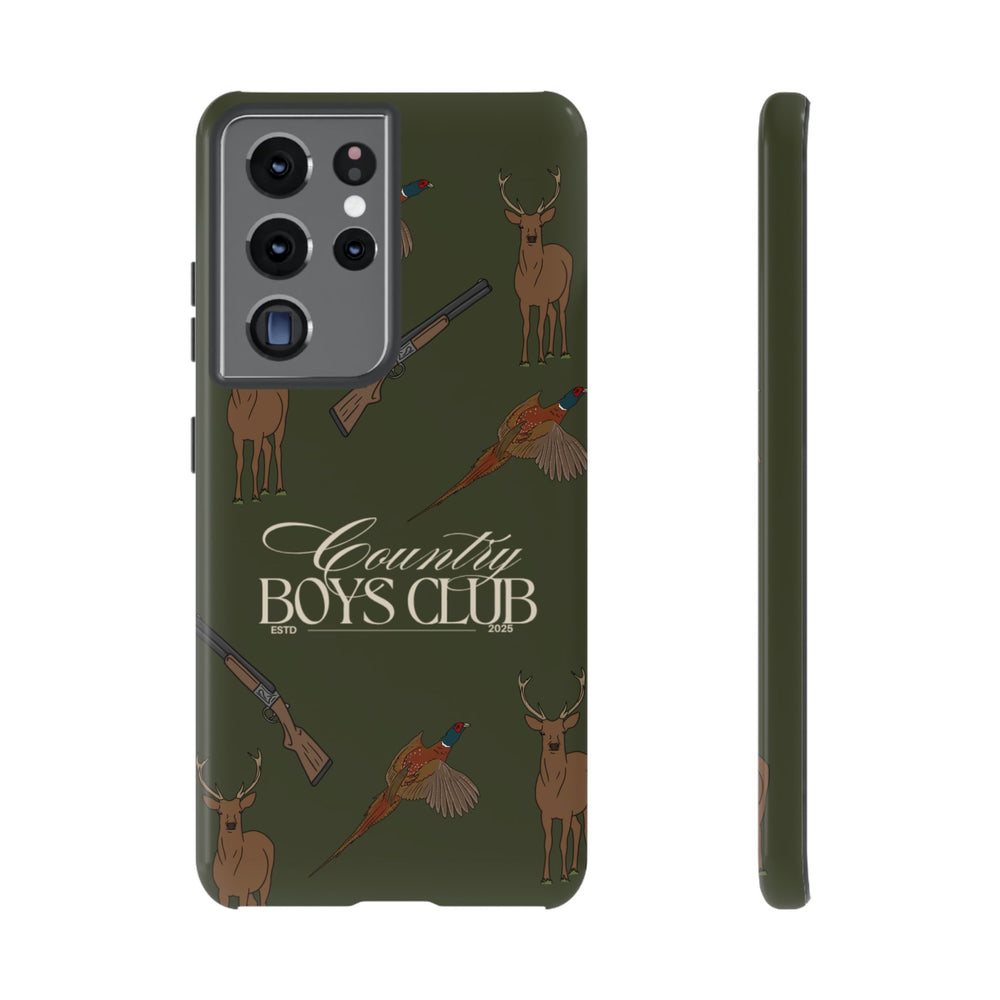 Forest Green Boys Love Guns Case  | CGC x Country Cases