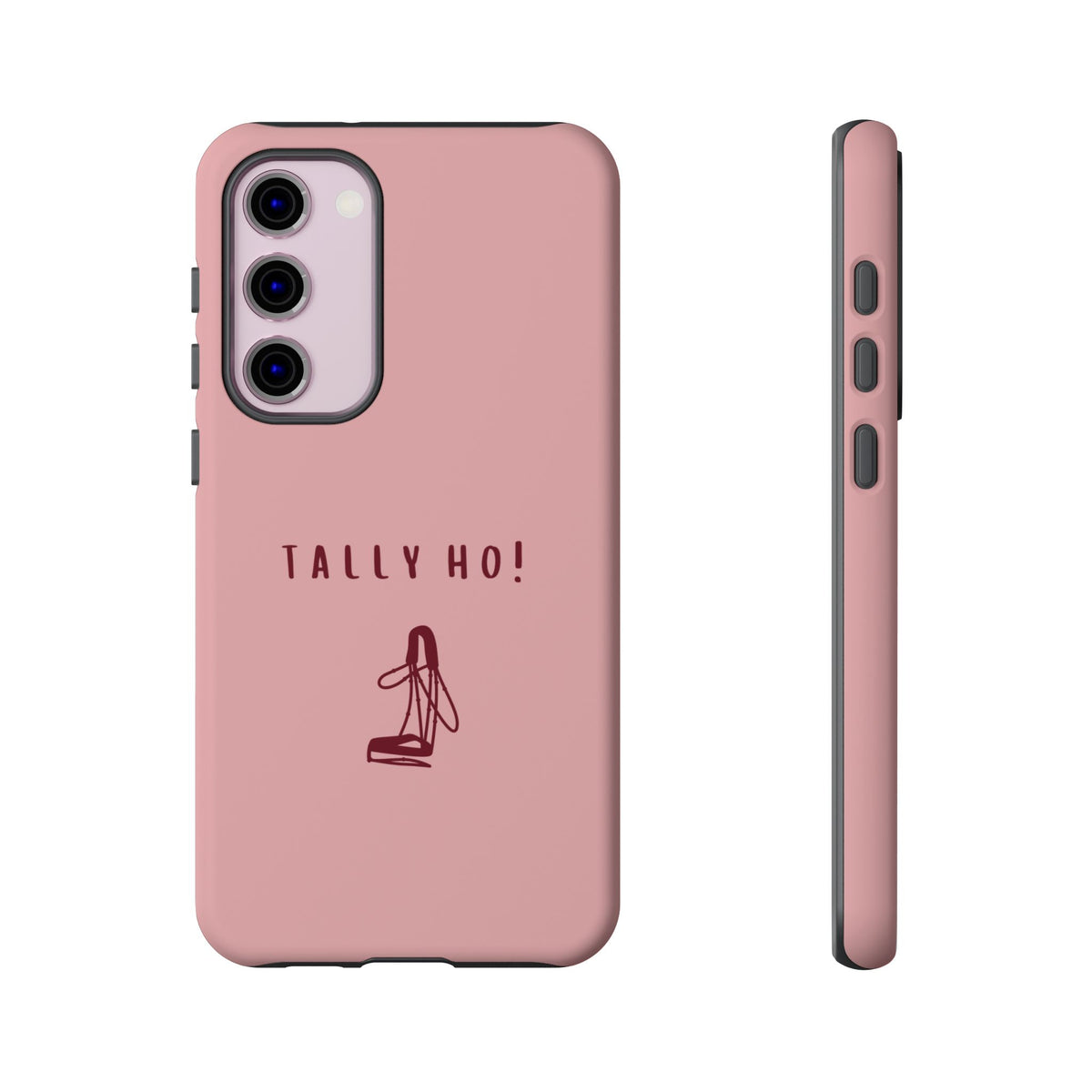 Pink & Burgundy 'Tally Ho!' (Bridle)