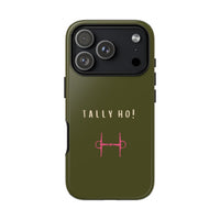 Green & Pink 'Tally Ho!' (Snaffle)