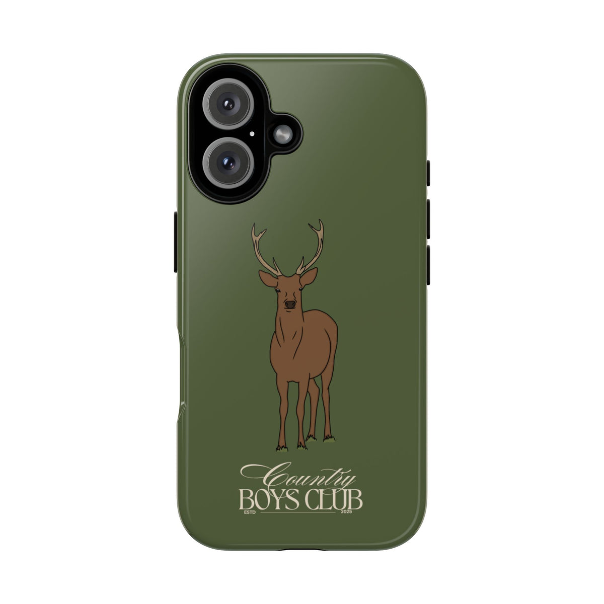 Green Country Boys Club Deer Stalking Case  | CGC x Country Cases