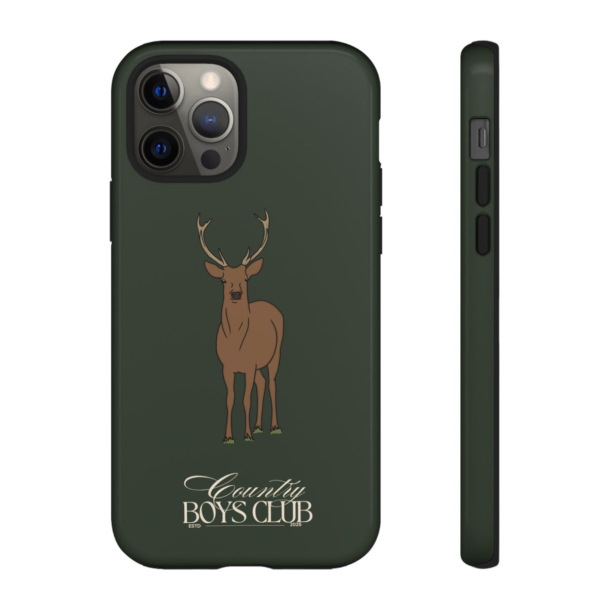 Field Green 'Country Boys Club Stag' Case  | CGC x Country Cases