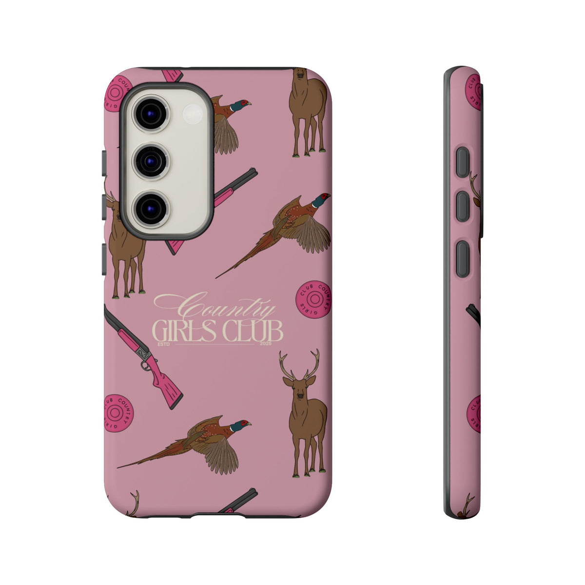 Dusty Pink Girls Love Guns Case  | CGC x Country Cases