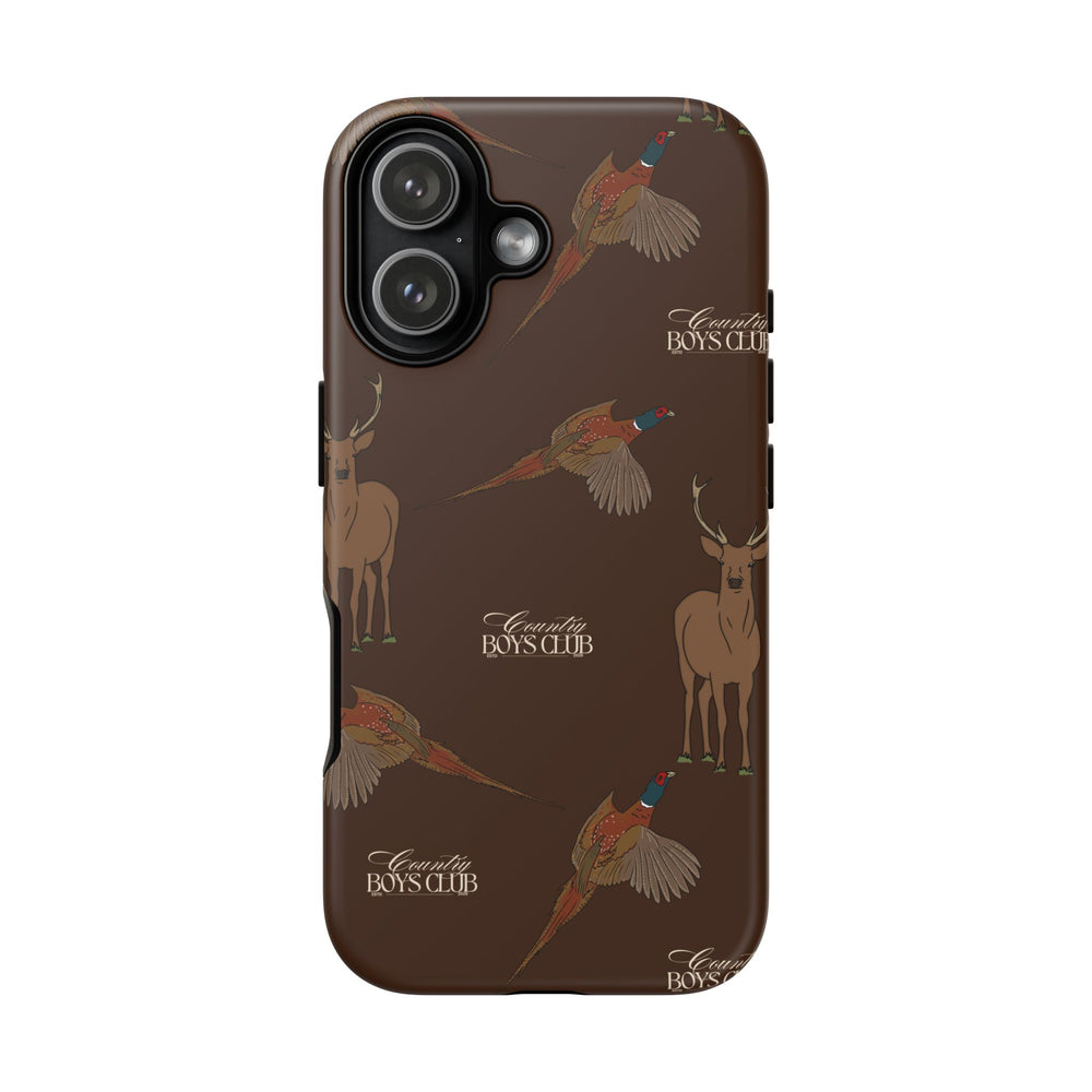 Chestnut Brown 'Boys Stags & Pheasants' Case  | CBC x Country Cases