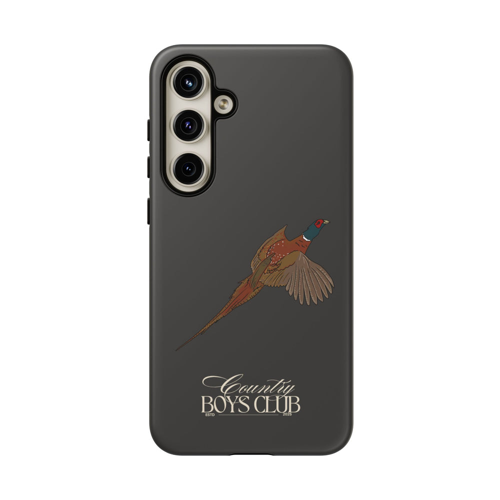Charcoal 'Country Boys Club Pheasant' Case  | CGC x Country Cases