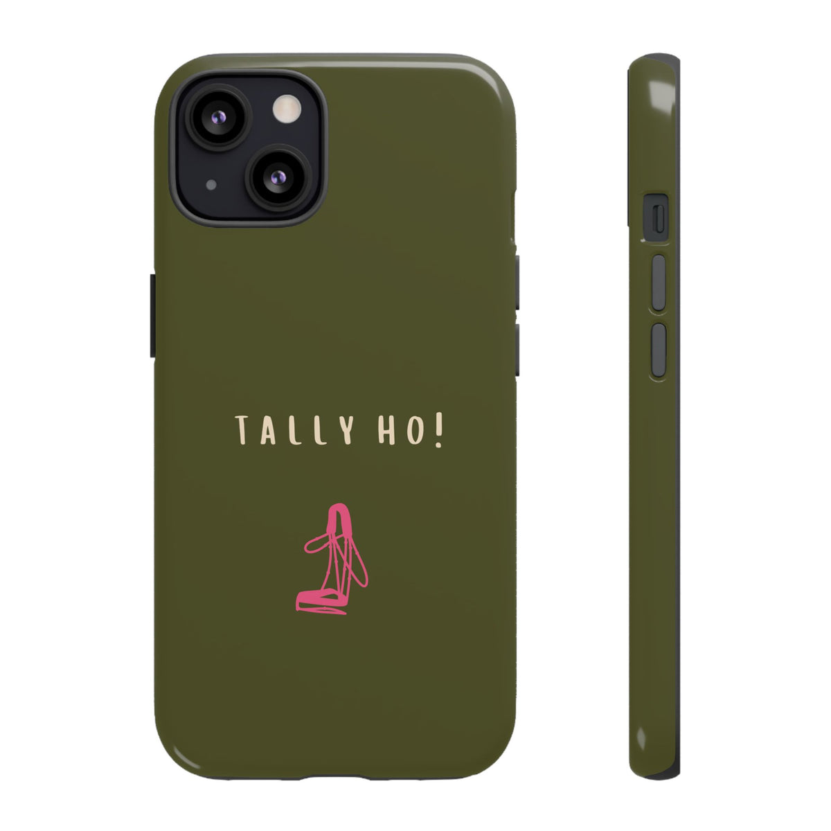Green & Pink 'Tally Ho!' (Bridle)