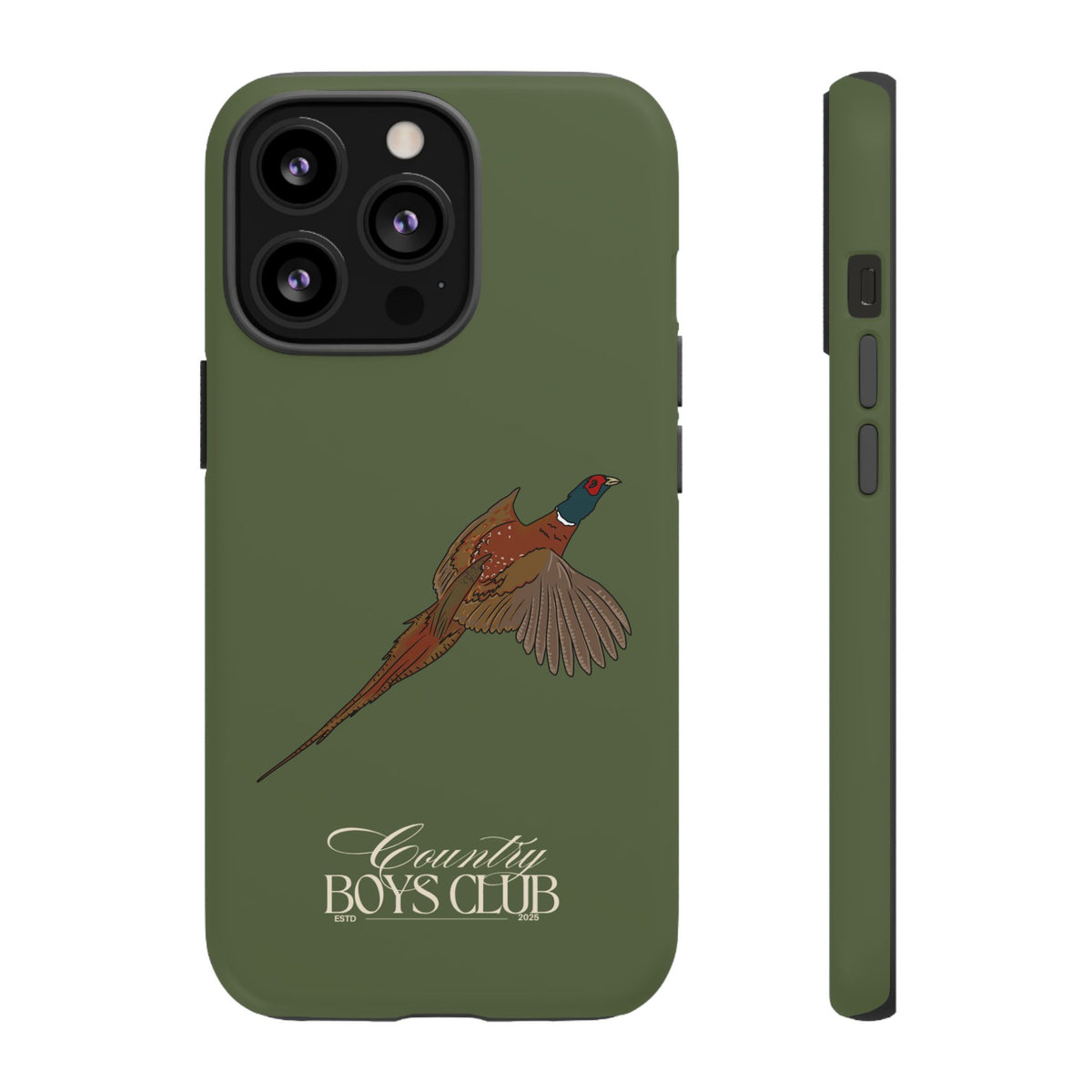 Green Country Boys Club Pheasant Case  | CGC x Country Cases