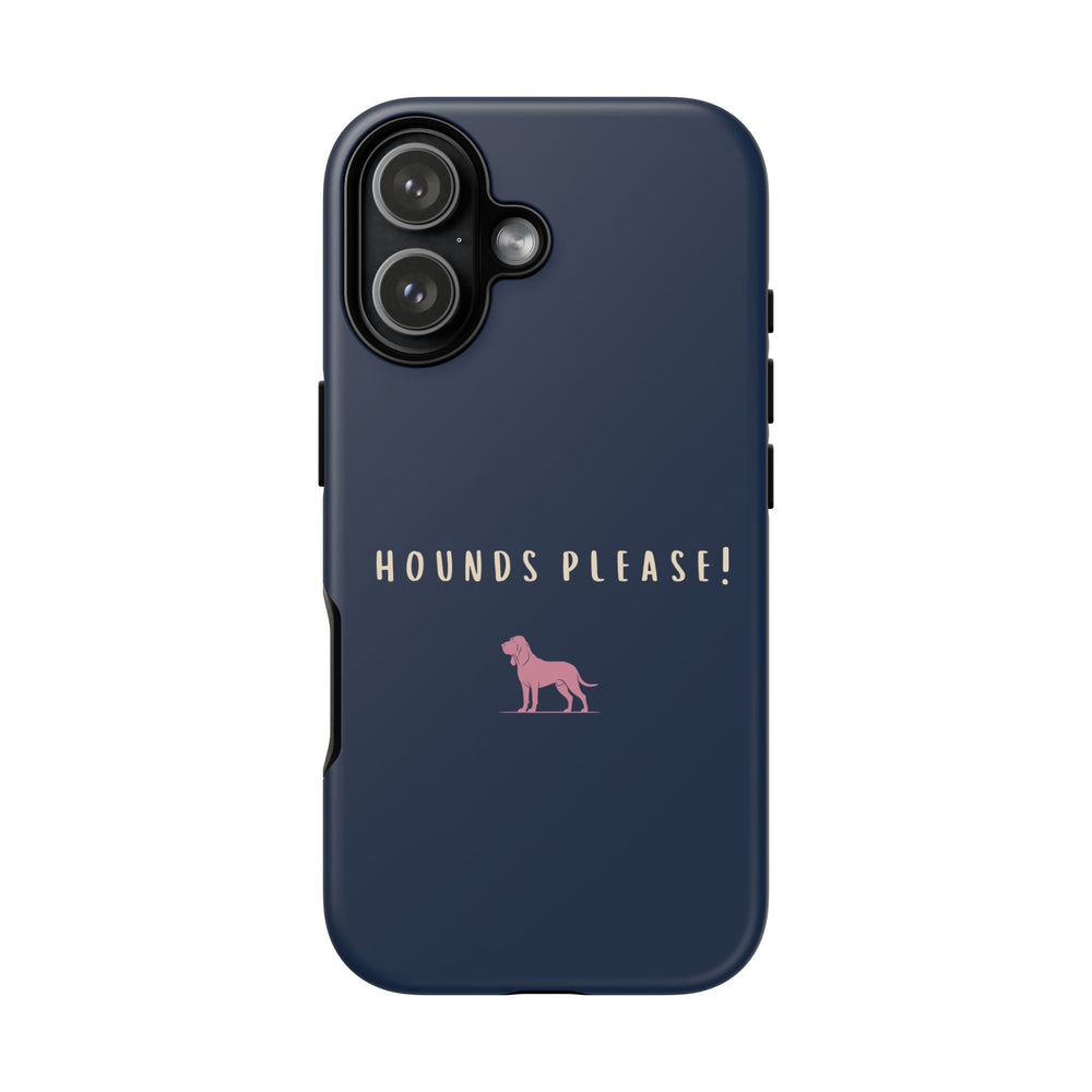 Navy & Pink 'Hounds Please' Case