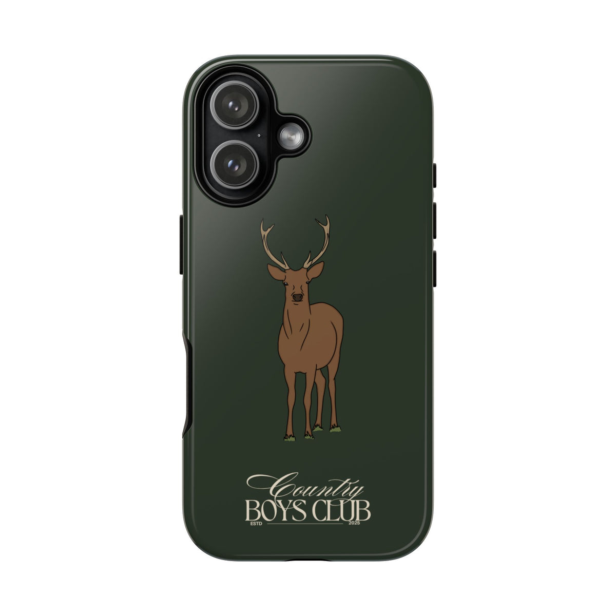 Field Green 'Country Boys Club Stag' Case  | CGC x Country Cases