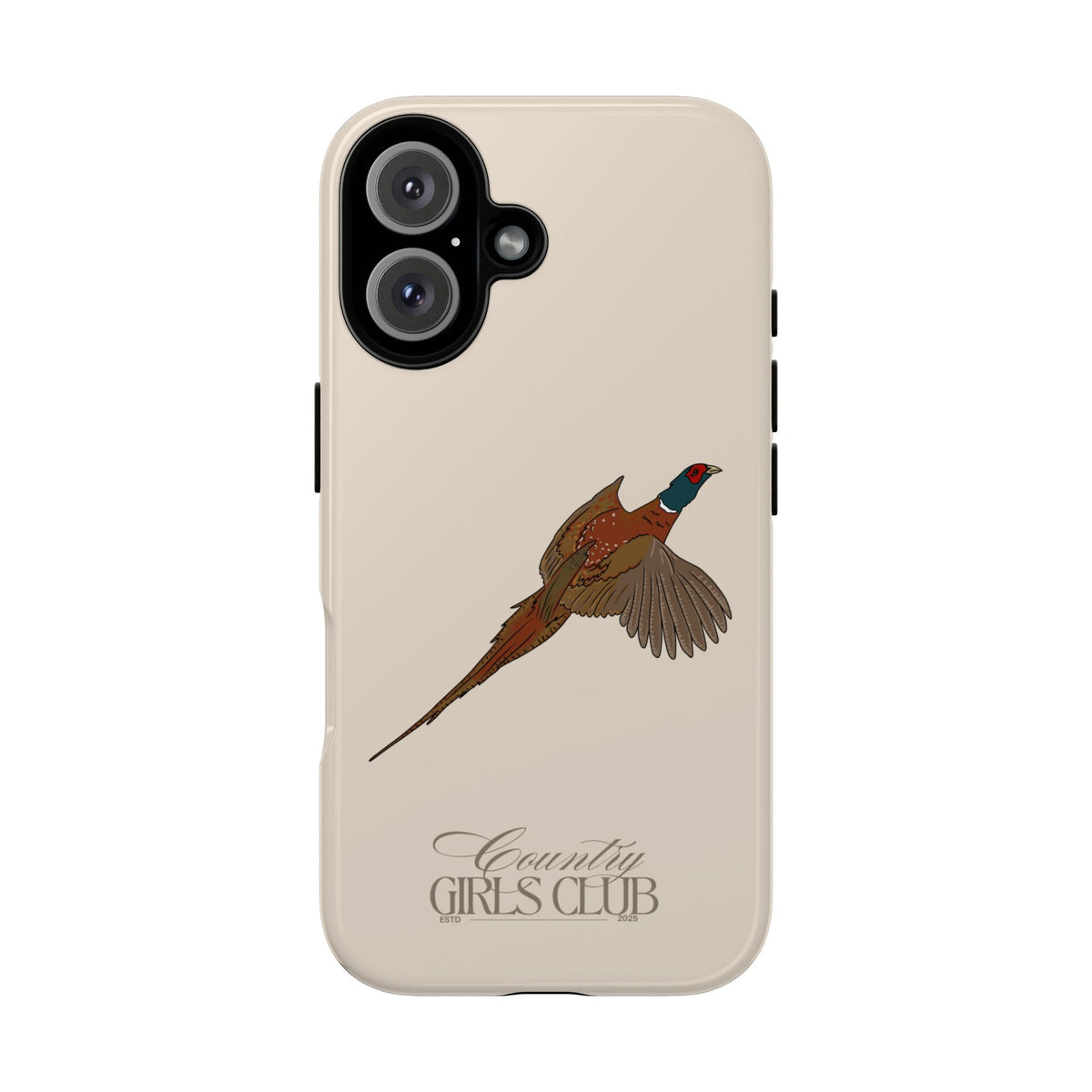 Beige 'Girls Pheasant' Case  | CGC x Country Cases