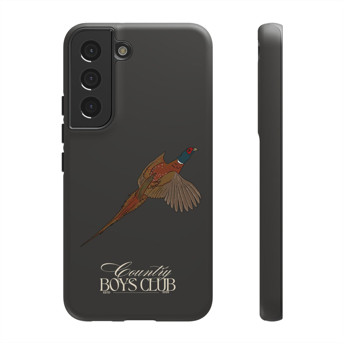 Charcoal 'Country Boys Club Pheasant' Case  | CGC x Country Cases