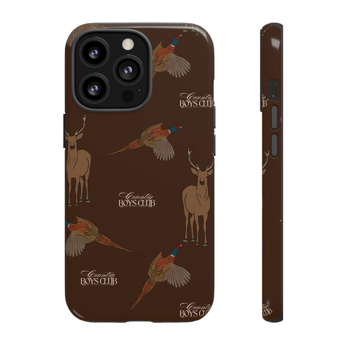Chestnut Brown 'Boys Stags & Pheasants' Case  | CBC x Country Cases