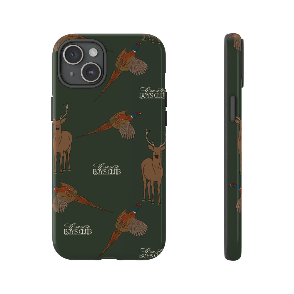 Field Green 'Boys Stags & Pheasants' Case  | CBC x Country Cases