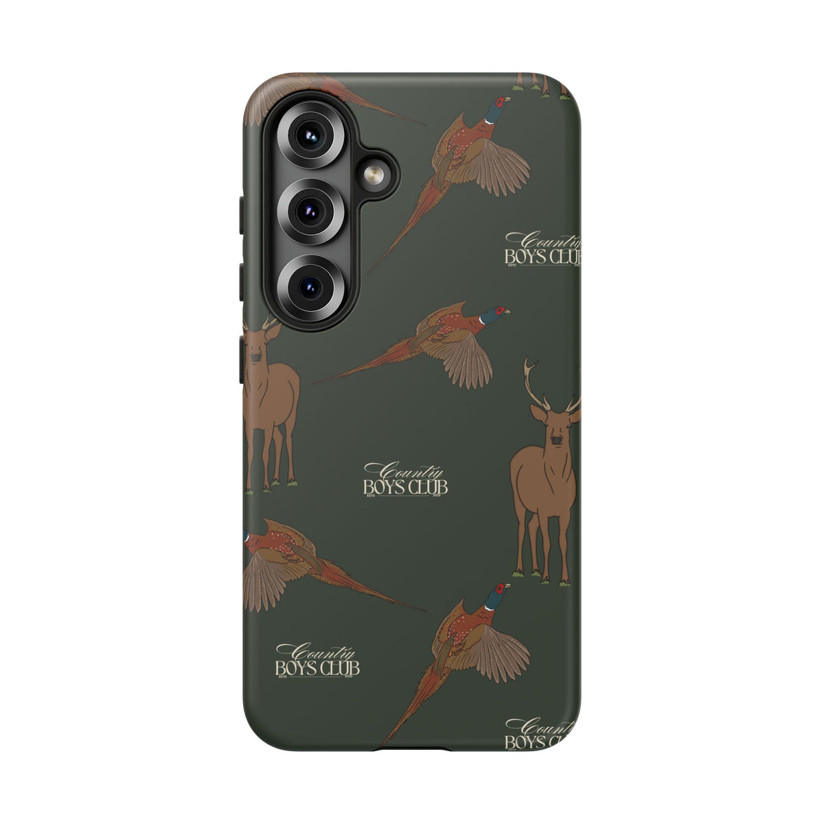 Field Green 'Boys Stags & Pheasants' Case  | CBC x Country Cases