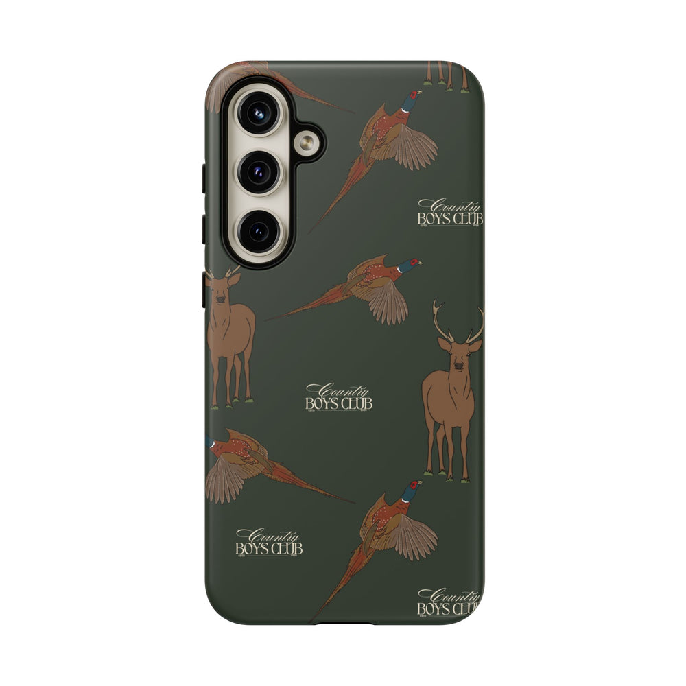 Field Green 'Boys Stags & Pheasants' Case  | CBC x Country Cases