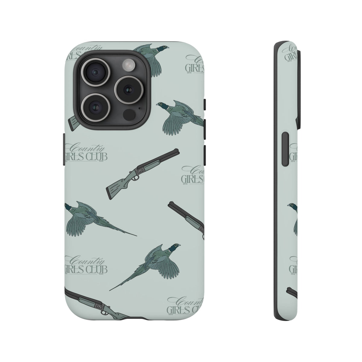 Blue 'Girls Pheasants & Shotguns' Case  | CGC x Country Cases