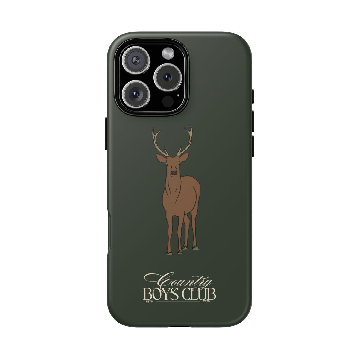 Field Green 'Country Boys Club Stag' Case  | CGC x Country Cases