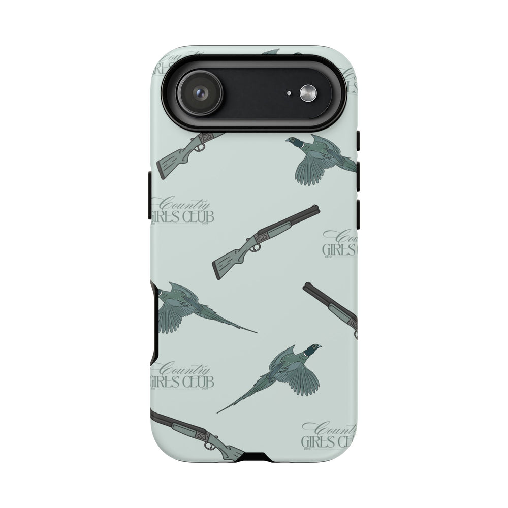 Blue 'Girls Pheasants & Shotguns' Case  | CGC x Country Cases