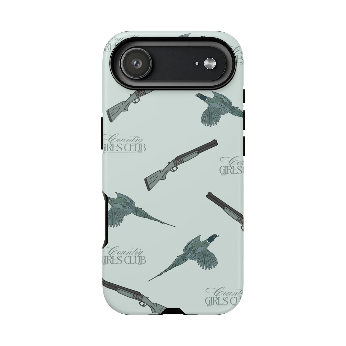 Blue 'Girls Pheasants & Shotguns' Case  | CGC x Country Cases