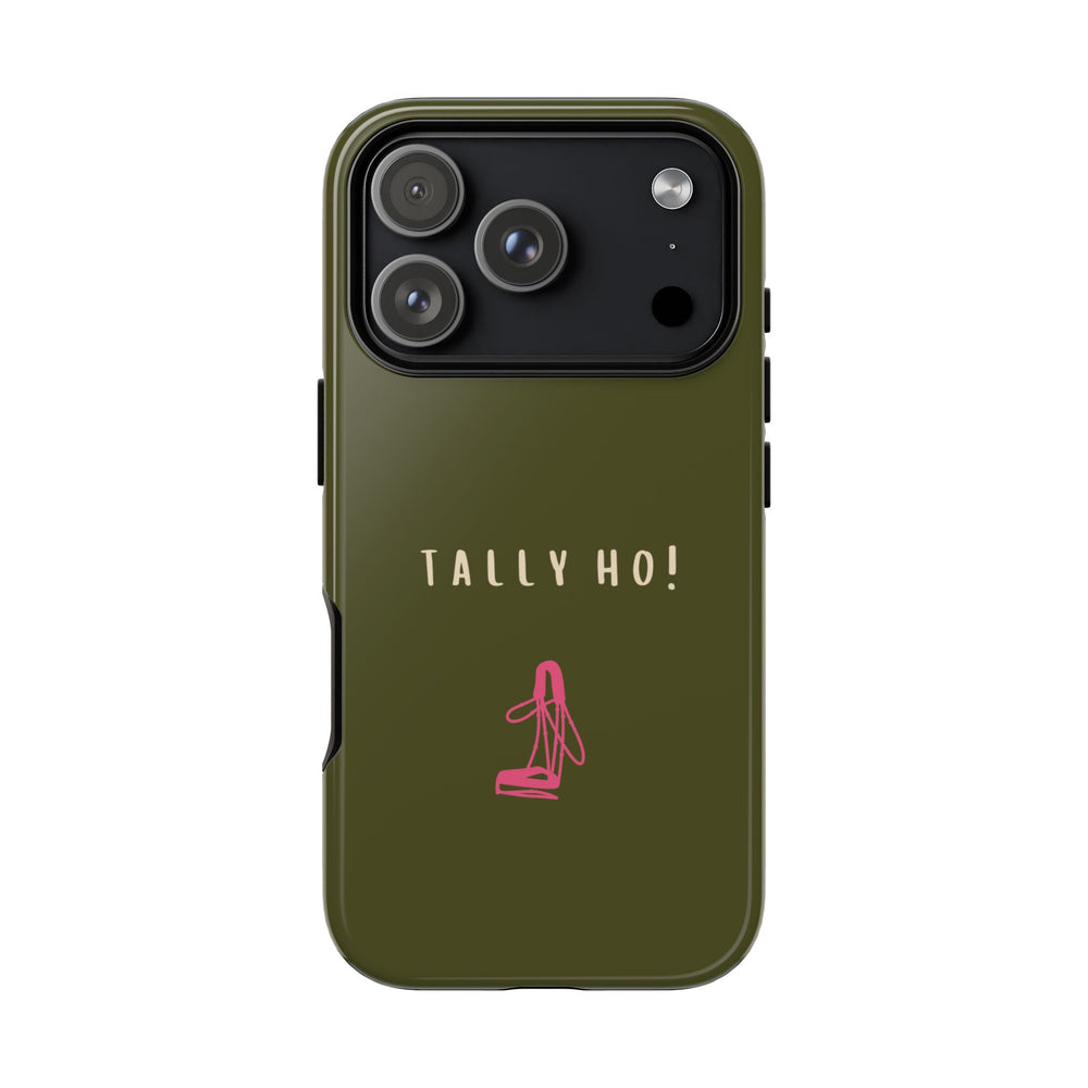 Green & Pink 'Tally Ho!' (Bridle)