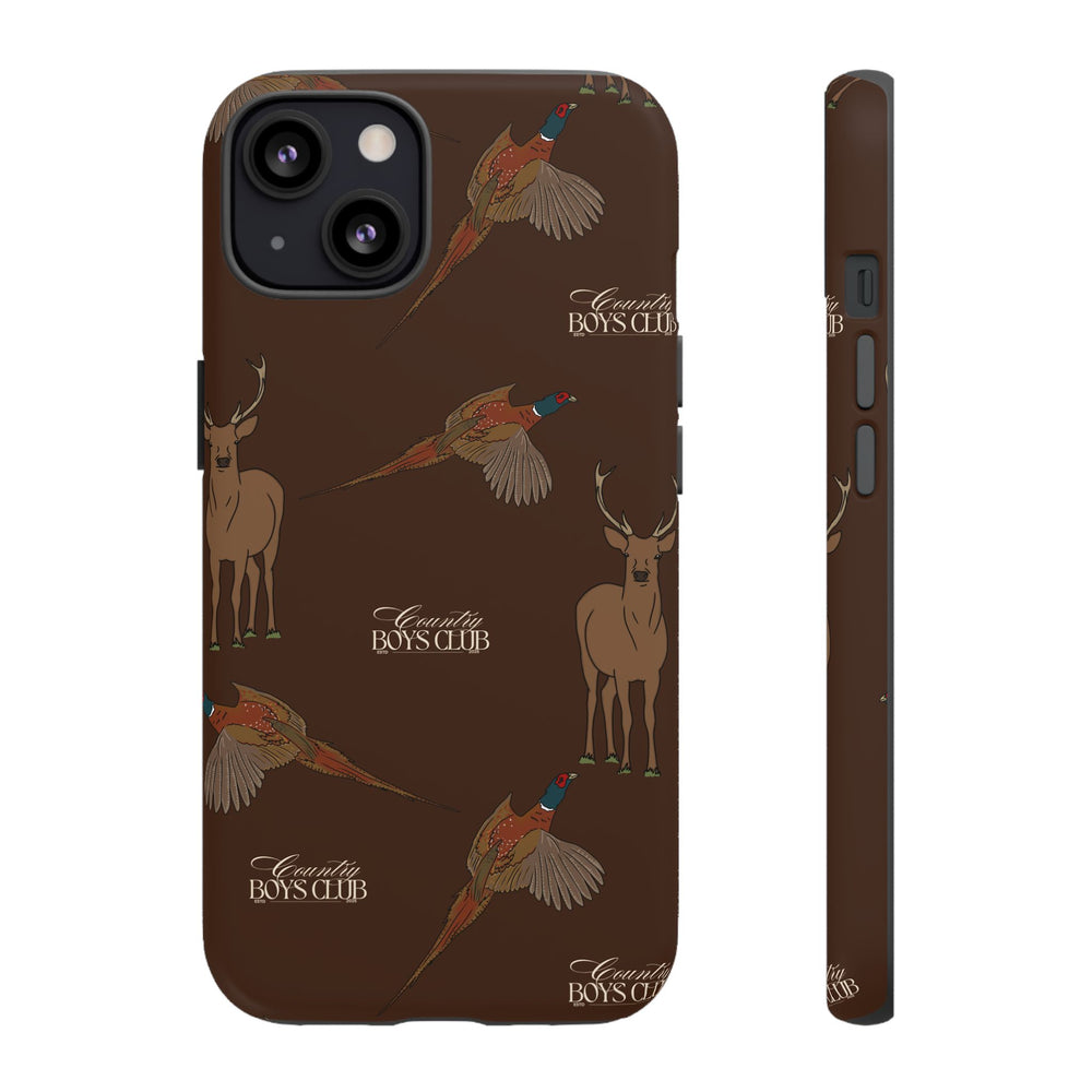Chestnut Brown 'Boys Stags & Pheasants' Case  | CBC x Country Cases