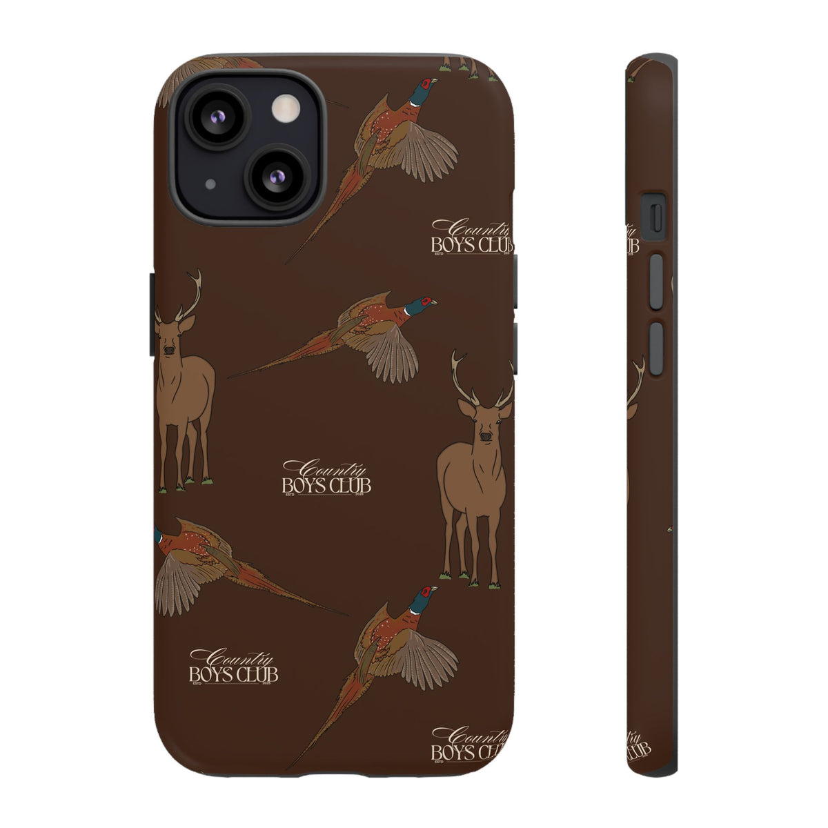 Chestnut Brown 'Boys Stags & Pheasants' Case  | CBC x Country Cases