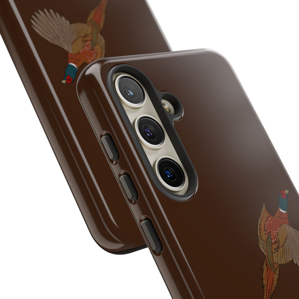 Chestnut Brown 'Country Boys Club Pheasant' Case  | CBC x Country Cases