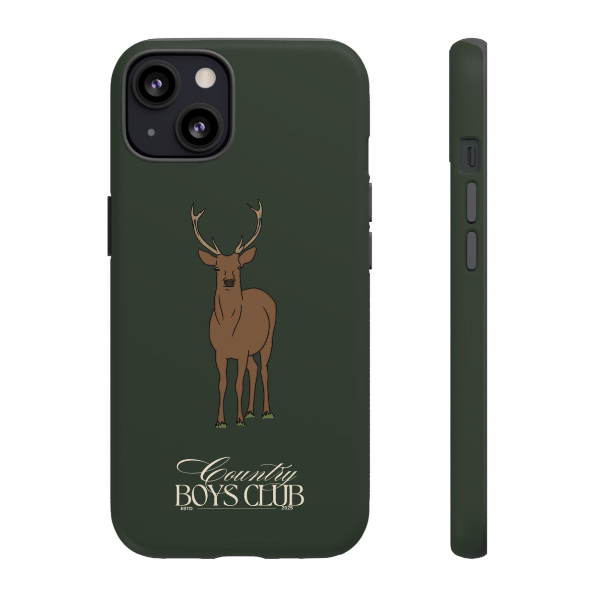 Field Green 'Country Boys Club Stag' Case  | CGC x Country Cases