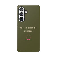 Green & Pink 'Pretty Girls Go Hunting' (Horse Shoe)