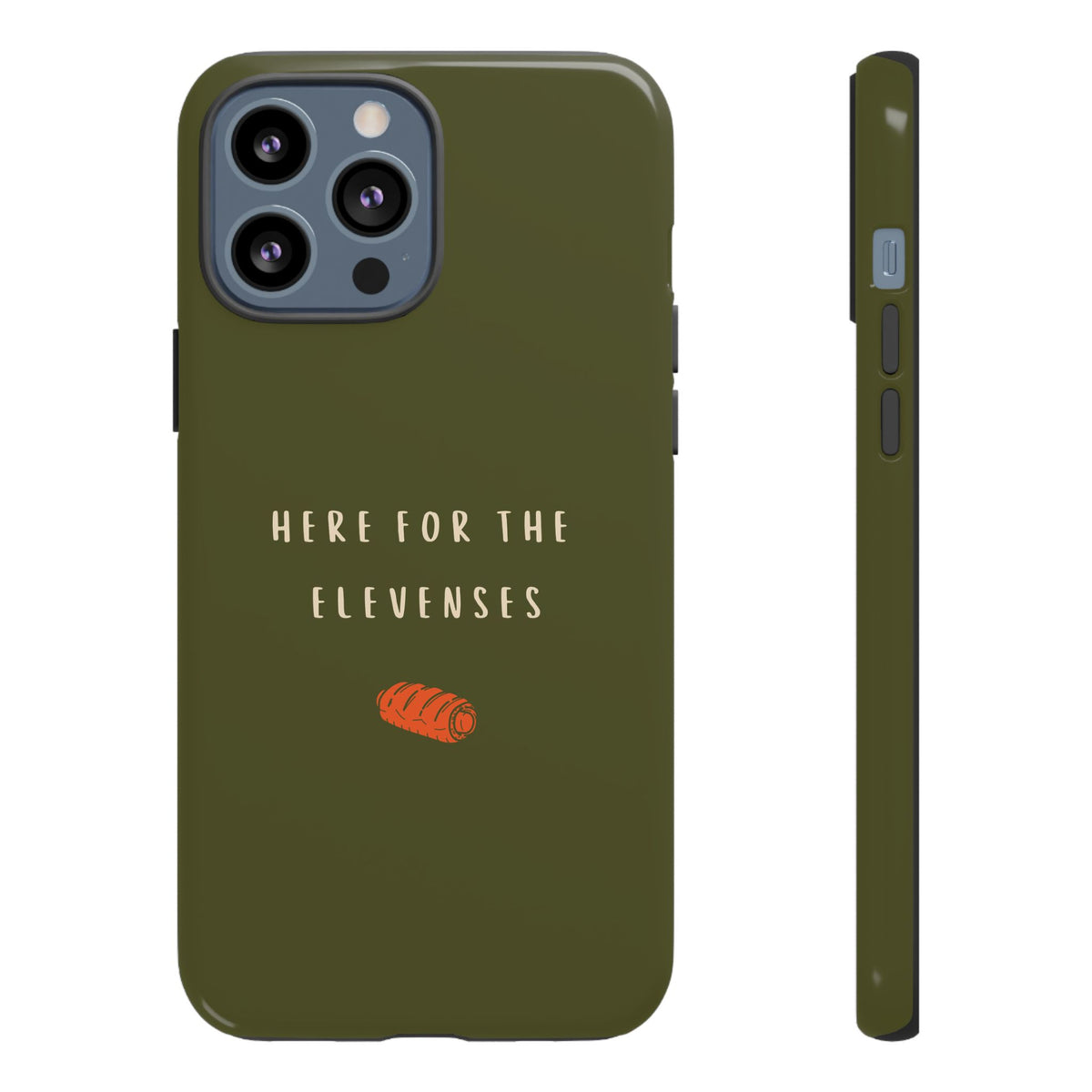 Green & Orange 'Here for the Elevenses' Case