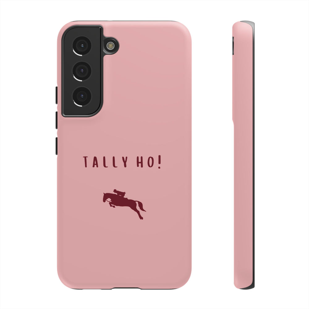 Pink & Burgundy 'Tally Ho!' (Horse) Case