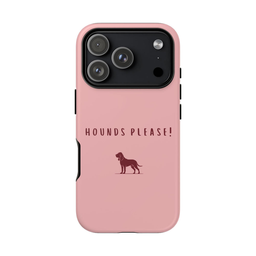 Pink & Burgundy 'Hounds Please' Case