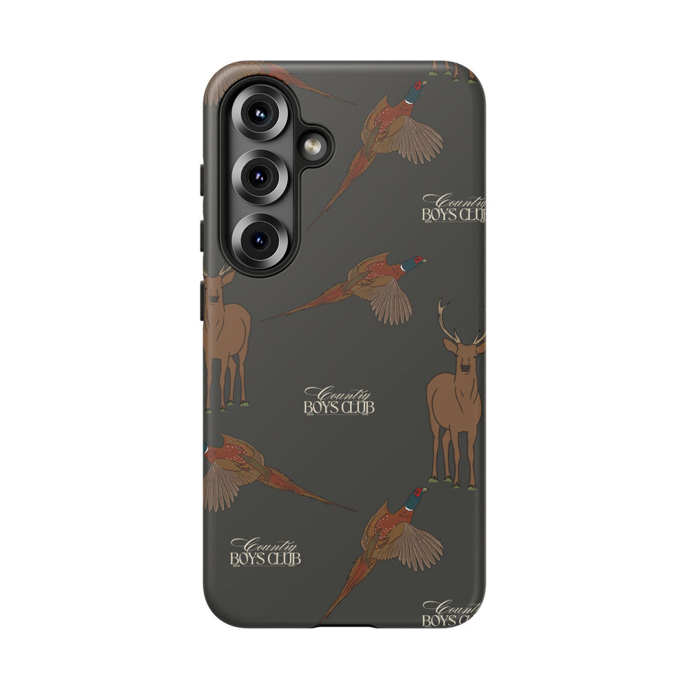 Charcoal 'Boys Stags & Pheasants' Case  | CBC x Country Cases