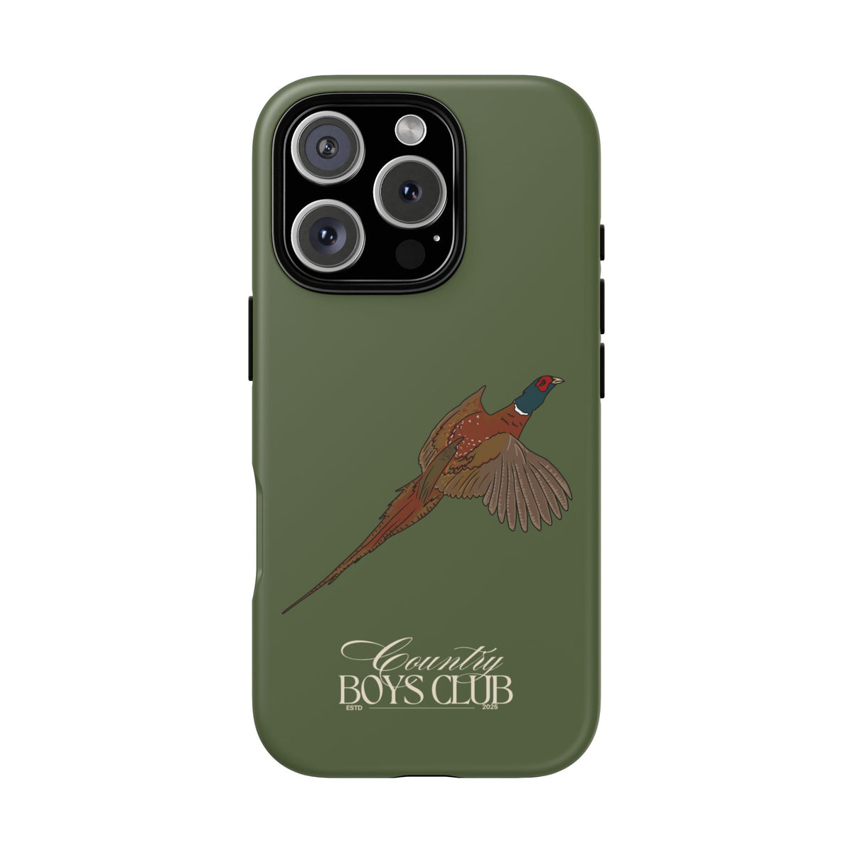 Green Country Boys Club Pheasant Case  | CGC x Country Cases