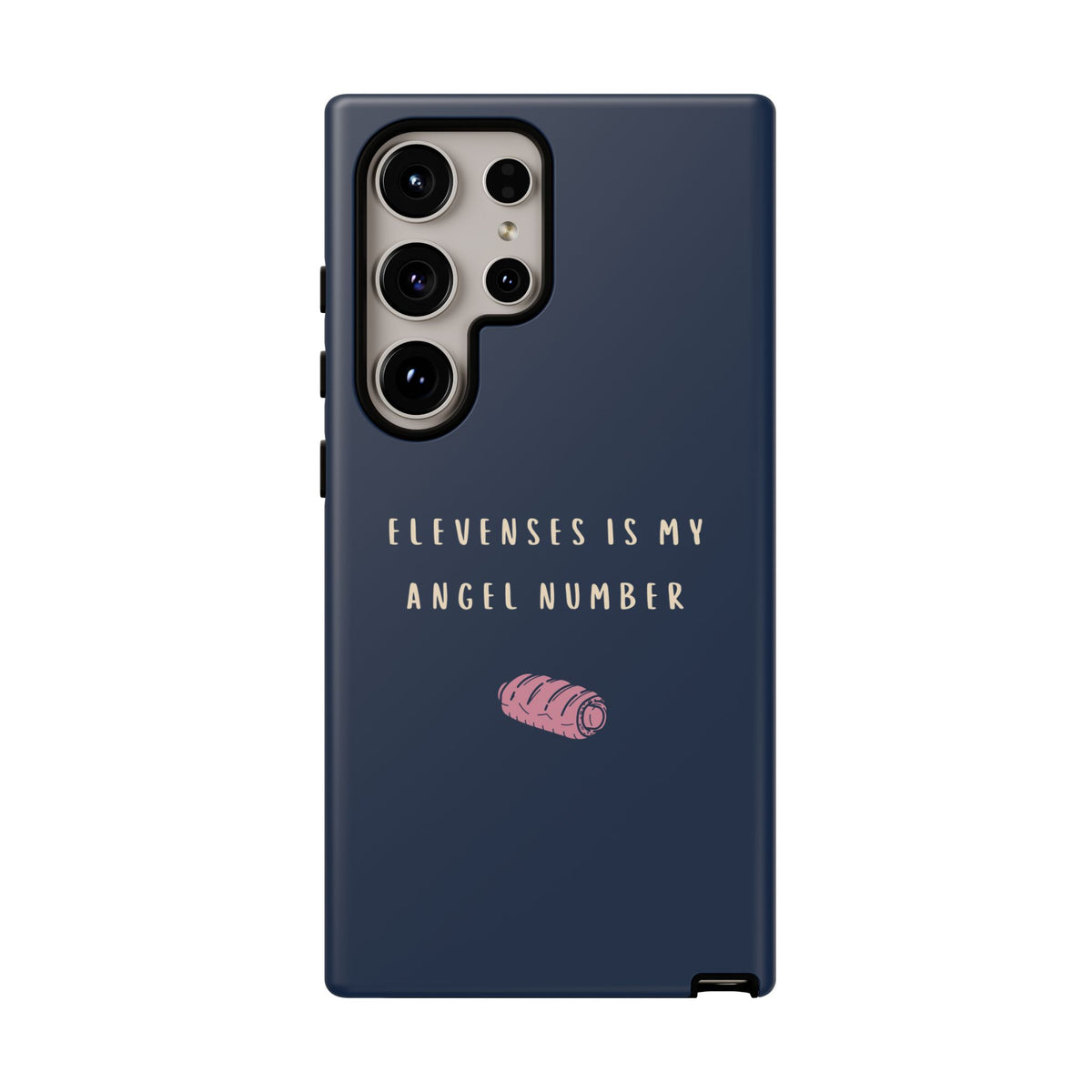 Navy & Pink 'Elevenses Is My Angel Number' Case