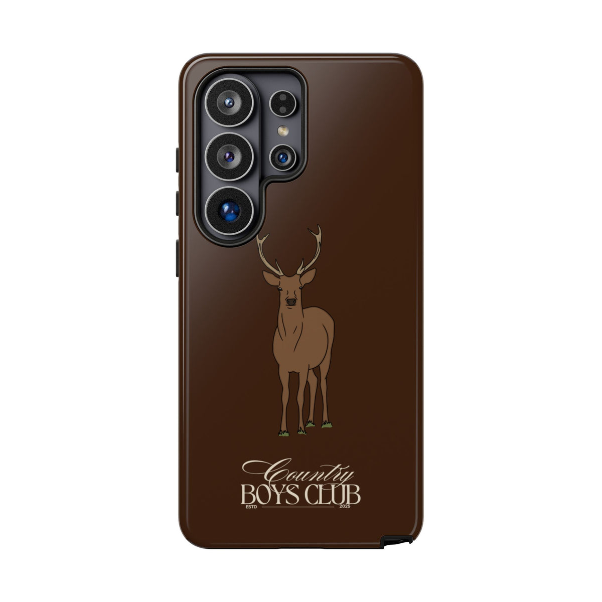 Chestnut Brown 'Country Boys Club Deer' Case  | CBC x Country Cases