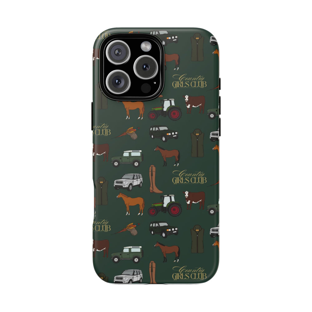 Green Country Girls Club x Country Cases iPhone Case