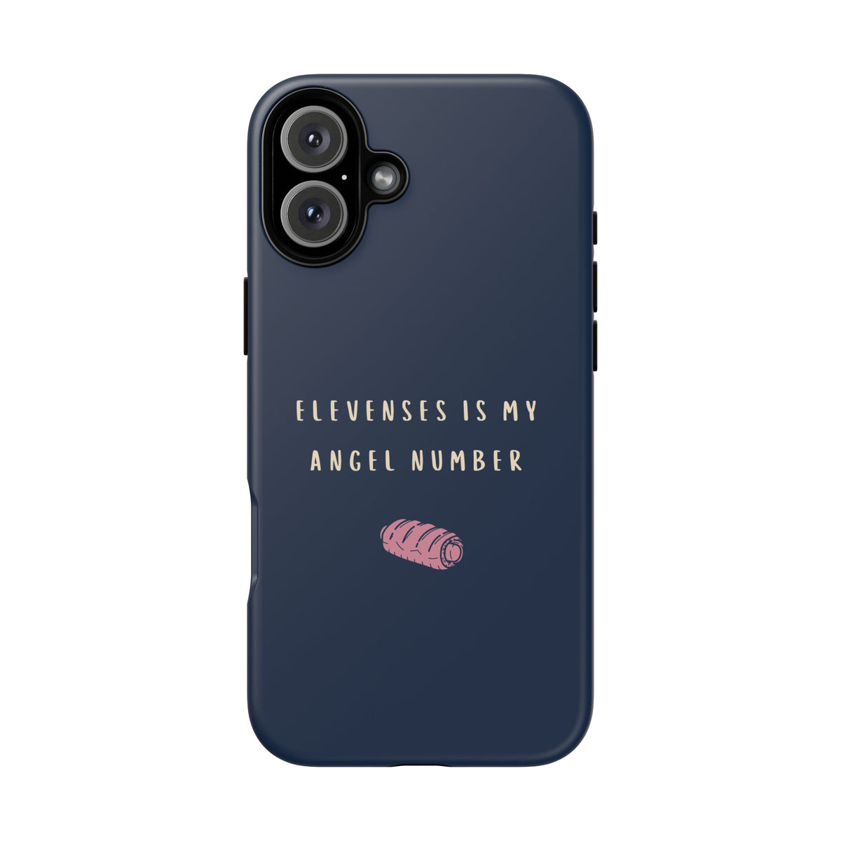 Navy & Pink 'Elevenses Is My Angel Number' Case