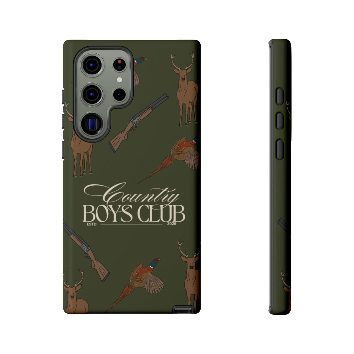 Forest Green Boys Love Guns Case  | CGC x Country Cases