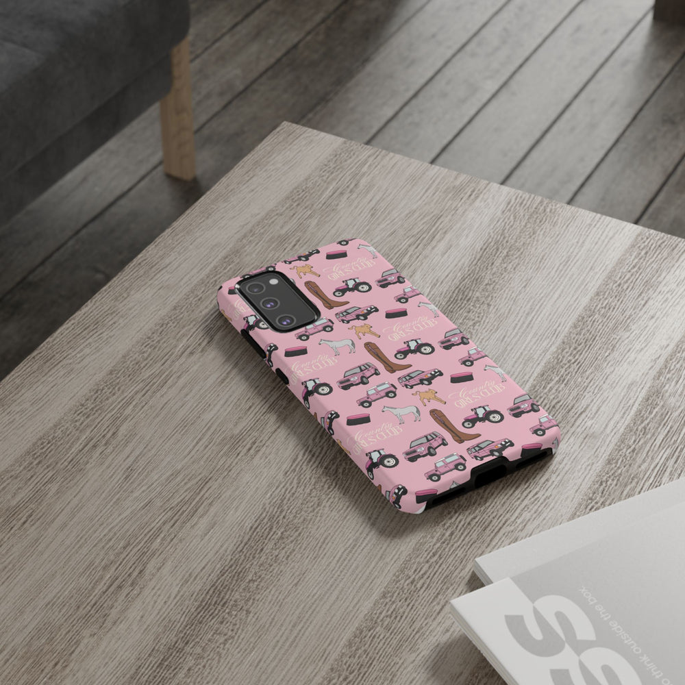 Pink Country Girls Club x Country Cases Android Phone Case