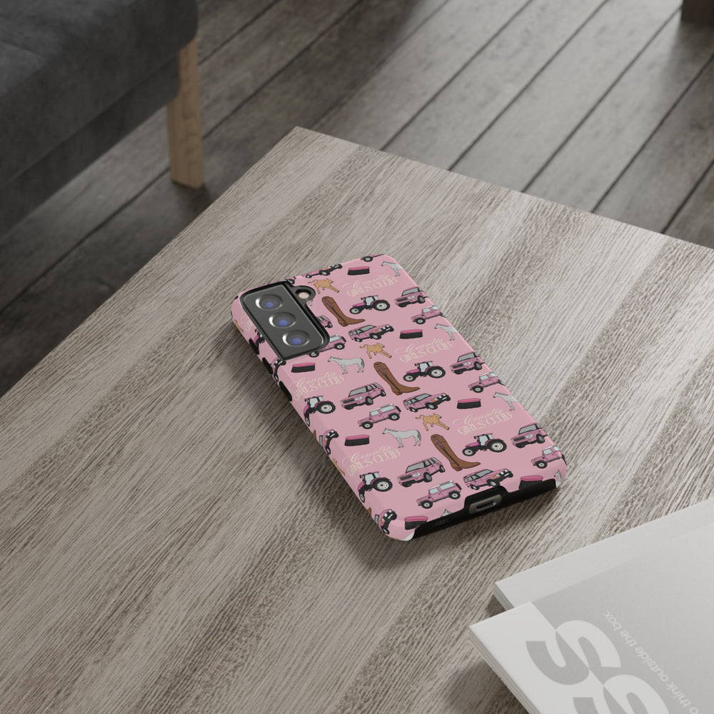 Pink Country Girls Club x Country Cases Android Phone Case