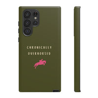 Green & Pink Chronically Overhorsed Case
