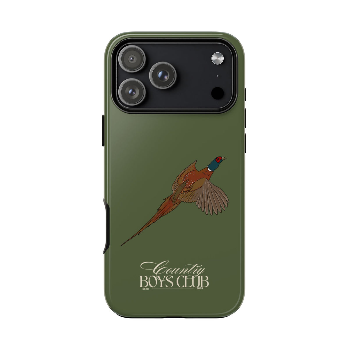 Green Country Boys Club Pheasant Case  | CGC x Country Cases
