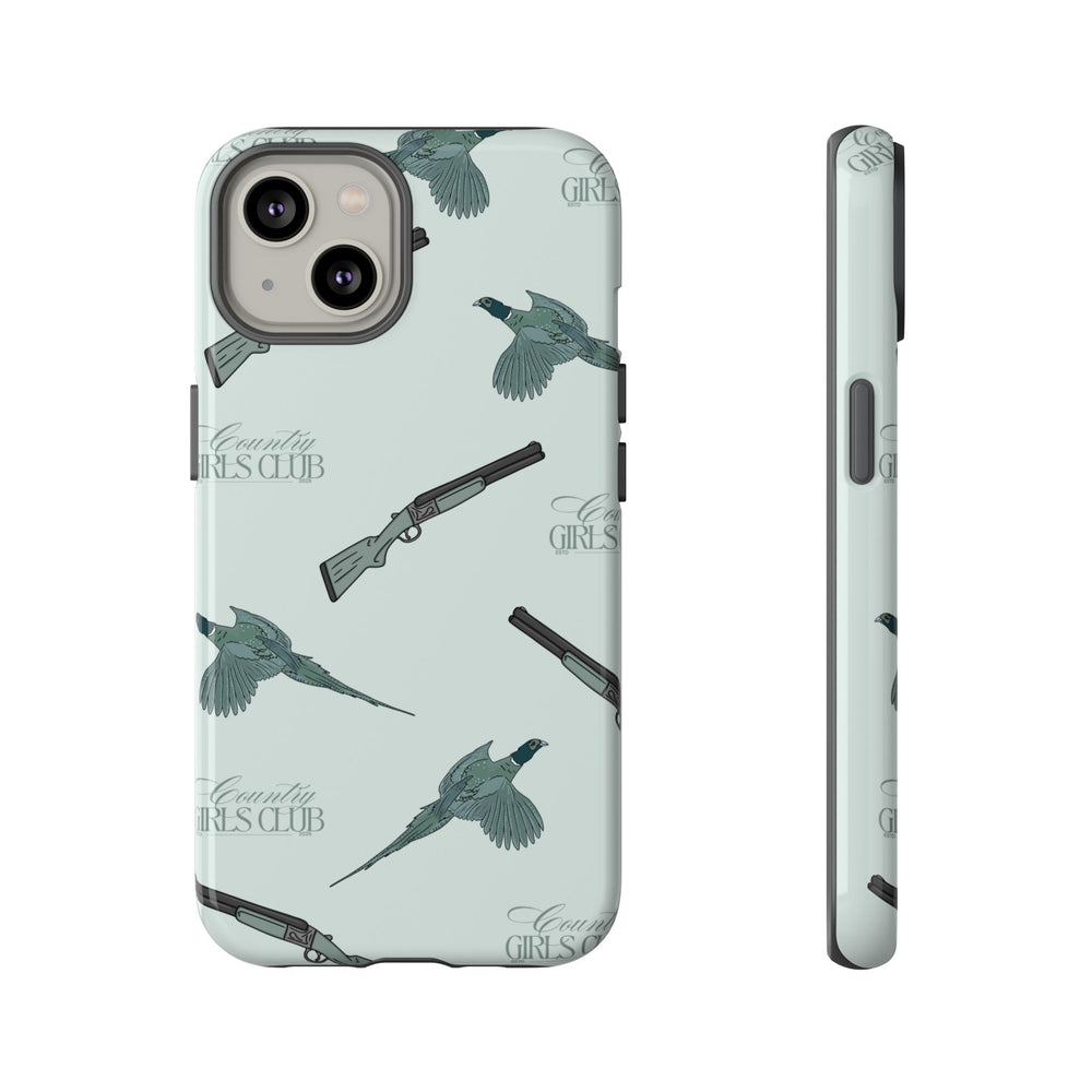 Blue 'Girls Pheasants & Shotguns' Case  | CGC x Country Cases