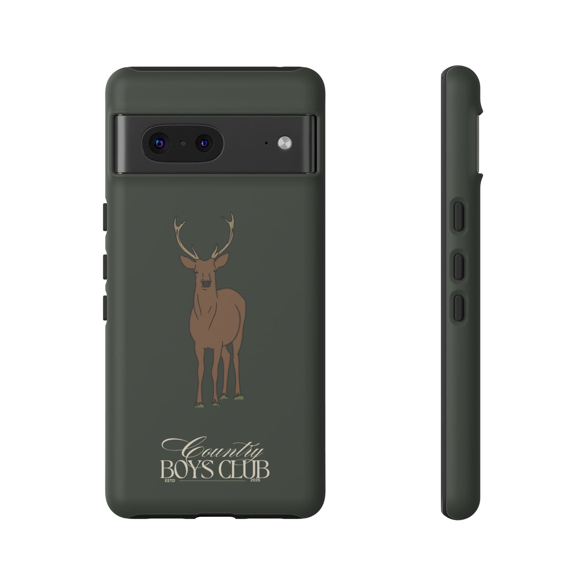 Field Green 'Country Boys Club Stag' Case  | CGC x Country Cases