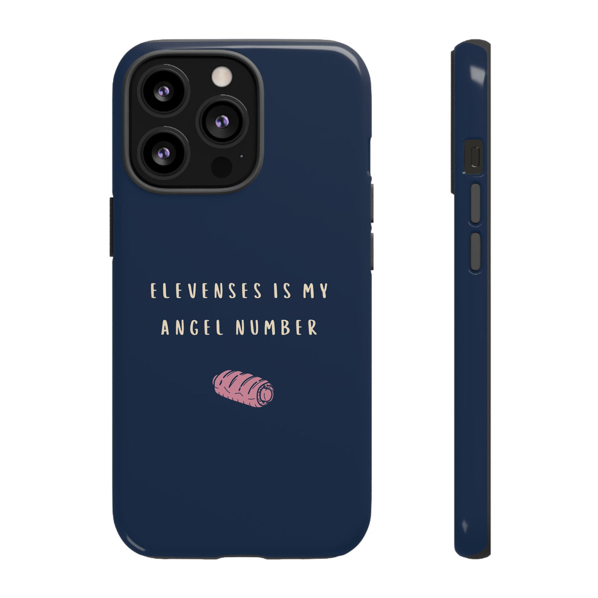 Navy & Pink 'Elevenses Is My Angel Number' Case