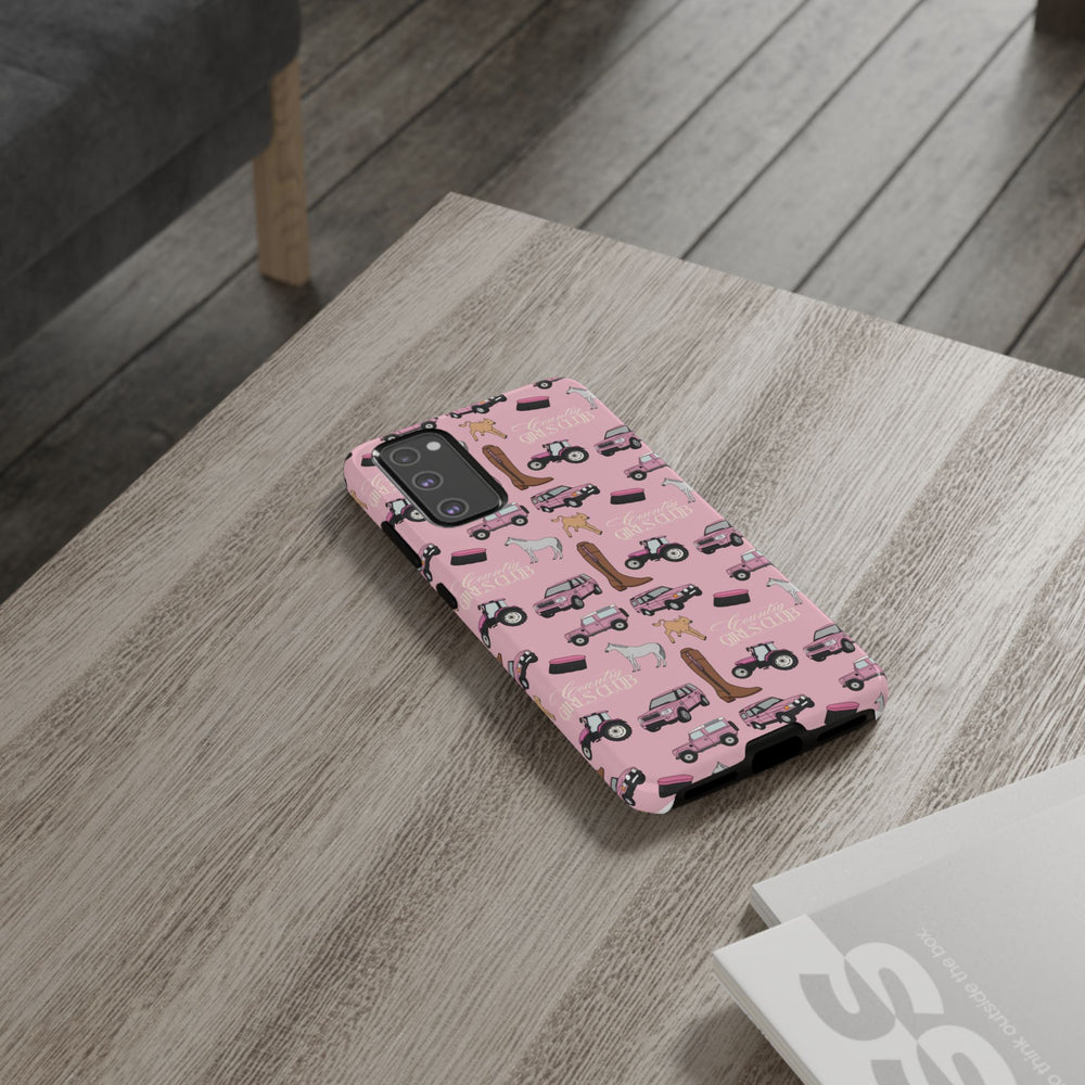 Pink Country Girls Club x Country Cases Android Phone Case